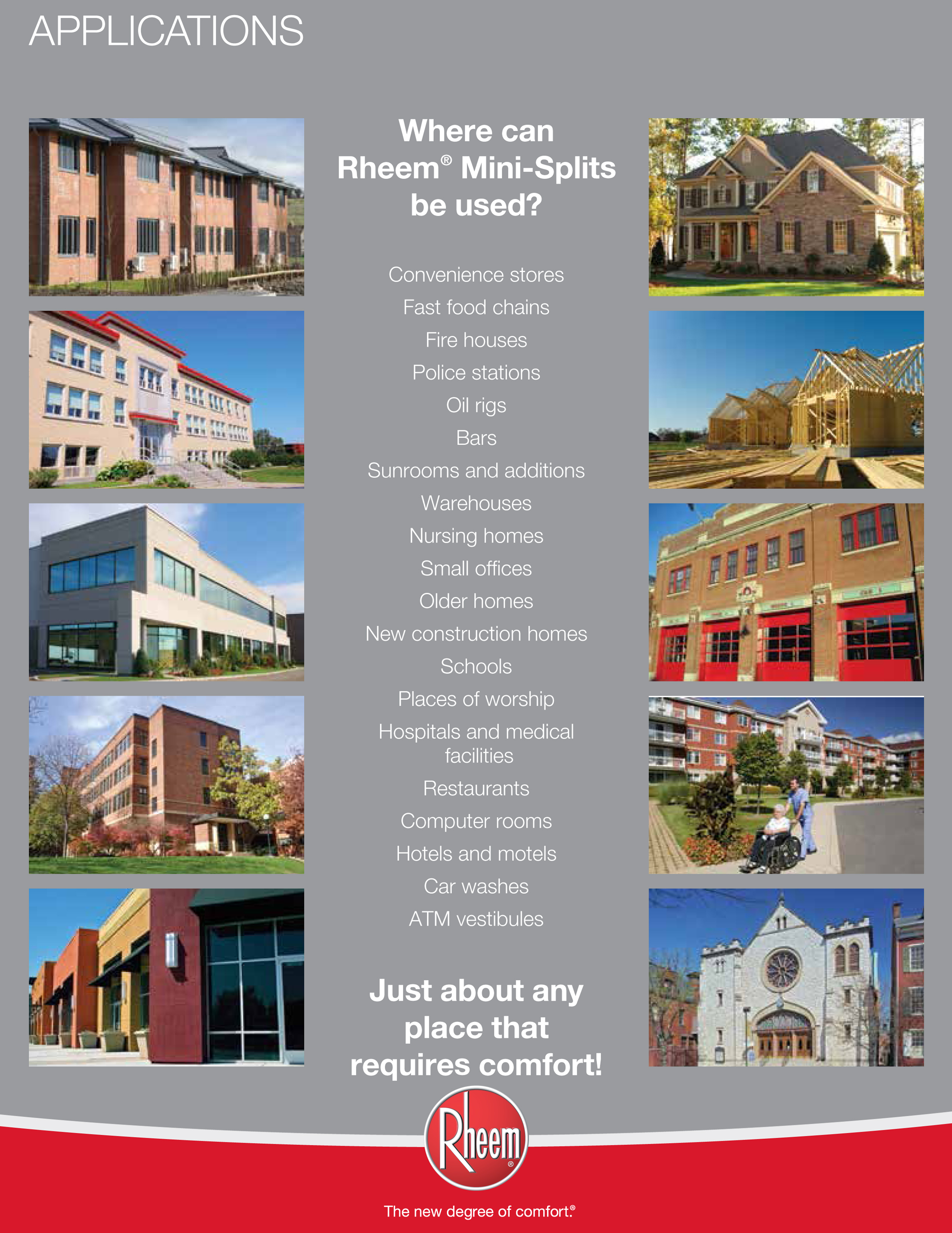 Mini Split 18,000 BTU Rheem Classic Plus 20 SEER Heat Pump System, RIWH18AVFJ, ROSH18AXFWJ